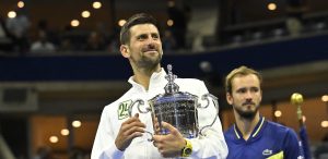 US Open > Djokovic : « Cela fait très longtemps que le tenant du titre n&rsquo;a pas confirmé son trophée l&rsquo;année d&rsquo;après, je ne savais pas, mais c&rsquo;est plutôt motivant comme challenge. J&rsquo;espère que cela changera cette année. C&rsquo;est l&rsquo;objectif »