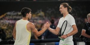 ATP – Finals, Vidéos > Carlos Alcaraz lors de son entraînement avec Alexander Zverev : « Nous avons détruit les balles »
