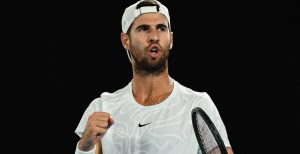 Wimbledon > Karen Khachanov, qualifié en quarts de finale : « Je ne voulais pas revenir ici parce que je n&rsquo;aime pas le gazon. Mais cette année, c&rsquo;est différent. J&rsquo;ai vraiment recommencé à aimer jouer sur cette surface »