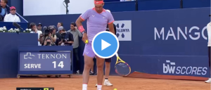 ATP – Barcelone, Vidéos > Toujours aussi classe, Nadal s&rsquo;excuse auprès de Cobolli après le commentaire déplacé d&rsquo;un spectateur en tribunes