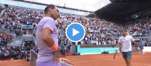ATP – Madrid, Insolite > Cachin lors de la poignée de main face à Nadal: « C&rsquo;est un rêve devenu réalité pour moi, je ne sais pas quel est le protocole, mais puis-je vous demander une chemise ? »