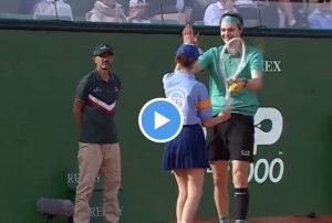 ATP – Monte Carlo, Insolite, Vidéos > Bublik donne sa raquette à une ramasseuse, Coric au bord du craquage mental