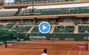 ATP – Monte Carlo, Vidéos > Djokovic et Zverev déjà chauds bouillants à l&rsquo;entraînement