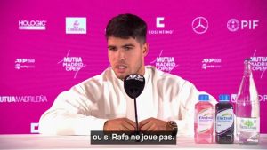 Carlos Alcaraz, qualifié pour le 3e tour à Madrid : « J&rsquo;ai décidé de jouer hier »