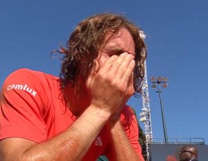Les larmes de Tsitsipas à Monte-Carlo