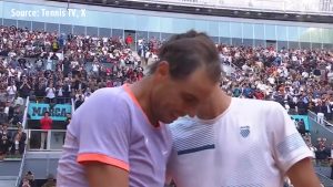 L&rsquo;image de la semaine: ce joueur argentin perd contre Nadal… et lui demande un cadeau