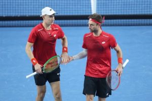 Sander Gillé et Joran Vliegen contre Stefanos et Petros Tsitsipas au premier tour