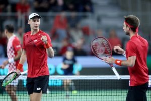 Sander Gillé et Joran Vliegen éliminent d&rsquo;entrée de jeu les Italiens Sinner et Sonego