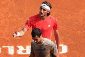 Tennis : Tsitsipas accède au 2e tour à Monte-Carlo après l’abandon de Laslo Djere