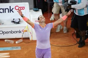 Un Nadal sur courant alternatif rejoint les huitièmes à Madrid !