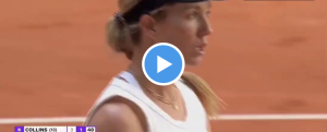 Vidéos, WTA – Madrid > Collins recadre sèchement un spectateur : « Viens ici à ma place. Aie un peu plus de respect »