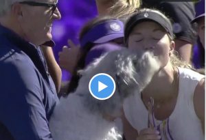 WTA – Charleston > Danielle Collins, encore titrée, et totalement hystérique avec son compagnon de toujours