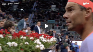 ATP – Madrid, Insolite > Quand Rafael Nadal demande le score de Real Madrid – Bayern Munich en plein match