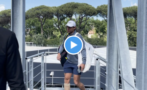 ATP – Rome, Vidéos > Bien arrivé à Rome, Rafael Nadal inquiète encore…