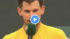 ATP, Vidéos > Les adieux émouvants de Dominic Thiem après son dernier match à Roland-Garros : « J&rsquo;ai vraiment un lien spécial avec ce tournoi. Tous ces souvenirs resteront à jamais gravés dans ma mémoire »