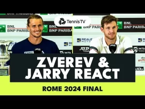 Conférences de presse de Zverev et Jarry après la finale du Masters 1000 de Rome