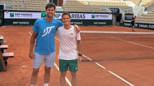 Dominic Thiem et Diego Schwartzman s&rsquo;entrainent ensemble à Roland Garros