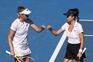 Elise Mertens éliminée en quarts de finale du double dont elle était tenante du titre