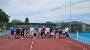 Gratentour. Au Club de Tennis: moment de partage parents/enfants