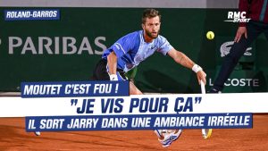 « Je vis pour ça » savoure Moutet vainqueur de Jarry dans une folle ambiance