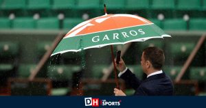La pluie s&rsquo;invite encore à Roland-Garros, Goffin jouera t-il ce mardi ?
