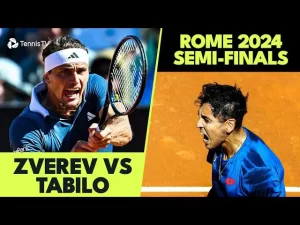 Les meilleurs moments de la demi-finale entre Zverev et Tabilo sur la terre battue de Rome (Masters 1000)