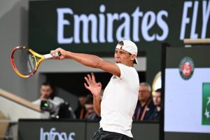 Premier entraînement pour Rafael Nadal à Roland-Garros