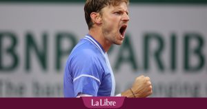Roland-Garros: David Goffin file au deuxième tour après une victoire en 5 sets