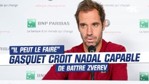 Roland-Garros : « S&rsquo;il y en a un qui peut le faire, c&rsquo;est bien Nadal » espère Gasquet