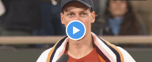 Roland Garros > Sinner au public après sa victoire contre Gasquet : « Je savais que vous encourageriez Richard mais je vous ai trouvés très fair-play »