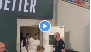 Roland Garros, Vidéos > Nadal déjà accueilli comme un dieu vivant, ça promet pour le tournoi !