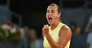 Tennis – WTA – Rome : Sabalenka s&rsquo;en sort après avoir sauvé trois balles de match