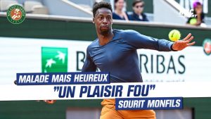 « Un plaisir fou », même malade Monfils heureux de jouer à Paris