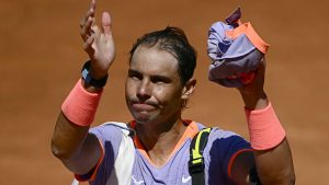 Une marée humaine: Rafael Nadal acclamé par une foule immense après son élimination à Rome
