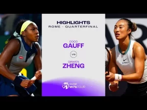 Vidéo: Coco Gauff vs. Qinwen Zheng | 2024 Rome Quarterfinal
