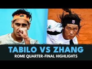 Vidéo: Les meilleurs moments de Tabilo vs Zhang en quart de finale sur la terre battue de Rome (Masters 1000)
