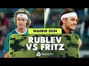 Vidéo: Les meilleurs moments de la demi-finale entre Rublev et Fritz sur la terre battue de Madrid