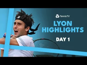 Vidéo: Les meilleurs moments de la première journée daRinderknech vs Evans et Etcheverry vs Sanchez Izquierdo. Voici les temps forts de la première journée sur la terre battue lyonnaise (ATP 250)