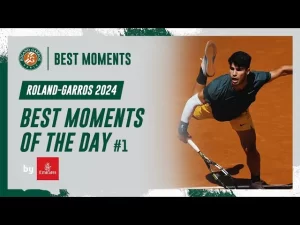 Vidéo: Les meilleurs moments de la première journée de Roland-Garros 2024