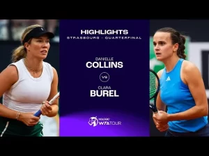 Vidéo: Les meilleurs moments des quarts de finale Collins vs Burel sur la terre battue de Strasbourg (WTA 500)