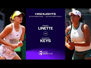 Vidéo: Les meilleurs moments des quarts de finale Keys vs Linette sur la terre battue de Strasbourg (WTA 500)