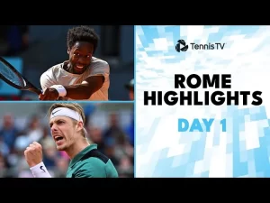 Vidéo: Monfils vs Monteiro, Shapovalov vs Darderi, Mensik vs Hanfmann et Borges vs Martinez. Voici les temps forts de la première journée sur la terre battue de Rome