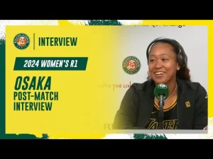 Vidéo: Regardez la conférence de presse d&rsquo;Osaka après sa qualification pour le deuxième tour à Roland-Garros