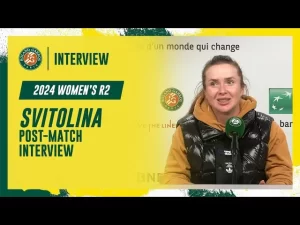 Vidéo: Regardez la conférence de presse d&rsquo;après-match de Svitolina après sa victoire au 2e tour à Roland-Garros 2024