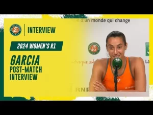 Vidéo: Regardez la conférence de presse de Garcia après sa qualification pour le 2e tour à Roland-Garros