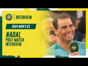 Vidéo: Regardez l&rsquo;interview d&rsquo;après-match de Nadal au premier tour. Peut-être la dernière à Roland-Garros.