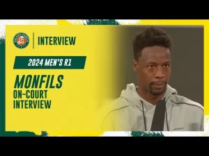 Vidéo: Regardez l&rsquo;interview de Monfils sur le court du 1er tour de Roland-Garros 2024