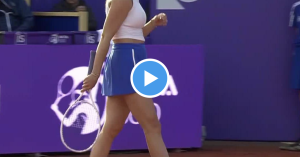 Vidéos, WTA – Strasbourg > Danielle Collins ridiculise l&rsquo;arbitre : « Chéri, j’ai demandé à ce que tu descendes de la chaise et tu ne veux pas. Pas de problème j’en parlerai au superviseur »
