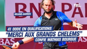 « merci aux grands-chelems » Mathias Bourgue (289ème ATP) heureux du cash prize 2024