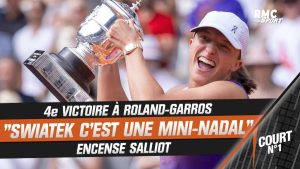 4e victoire de Swiatek « c&rsquo;est une mini-Nadal » encense Salliot